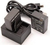 2x Accu / Batterij + Quickcharger GoPro Hero 3 / 3+