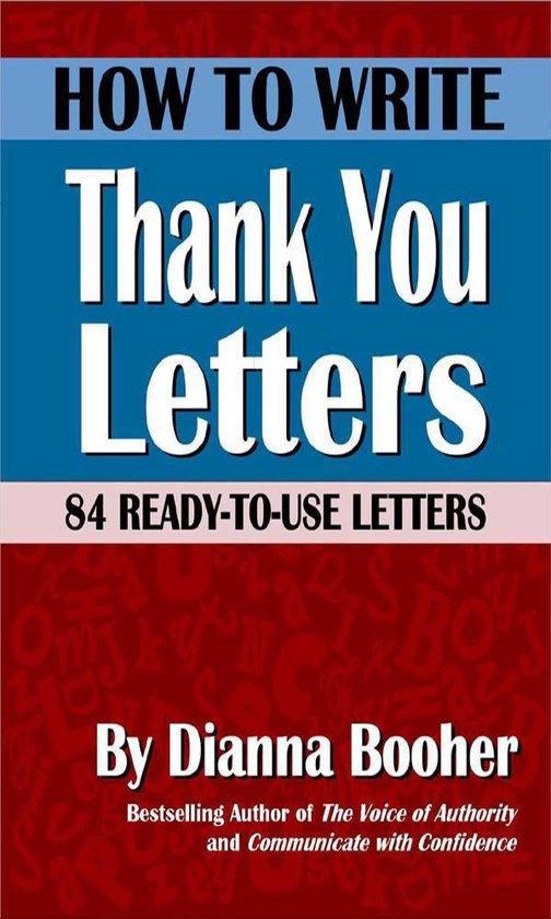 How to Write Thank You Letters and Emails (ebook), Dianna Booher ...