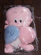Raam baby met zuignappen (incl 2 stuks deco ballon)
