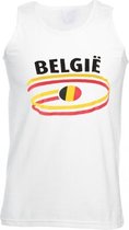 België Tanktop - Mannen - Maat S