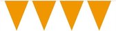 1x Mini vlaggenlijn / slinger - 300 cm - oranje - Koningsdag versiering