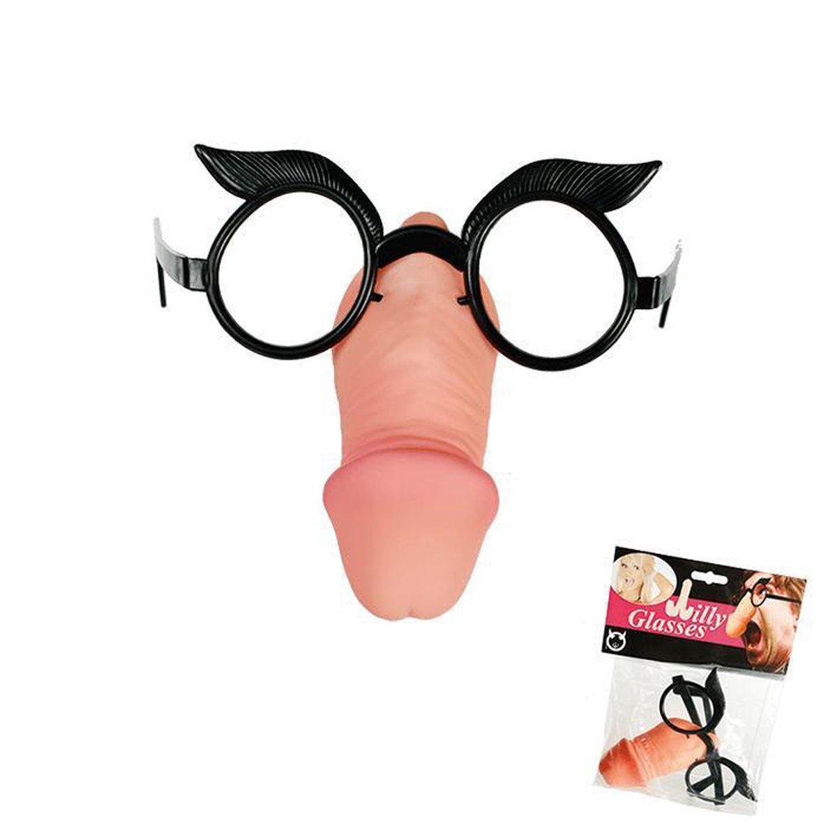 Bril met penis