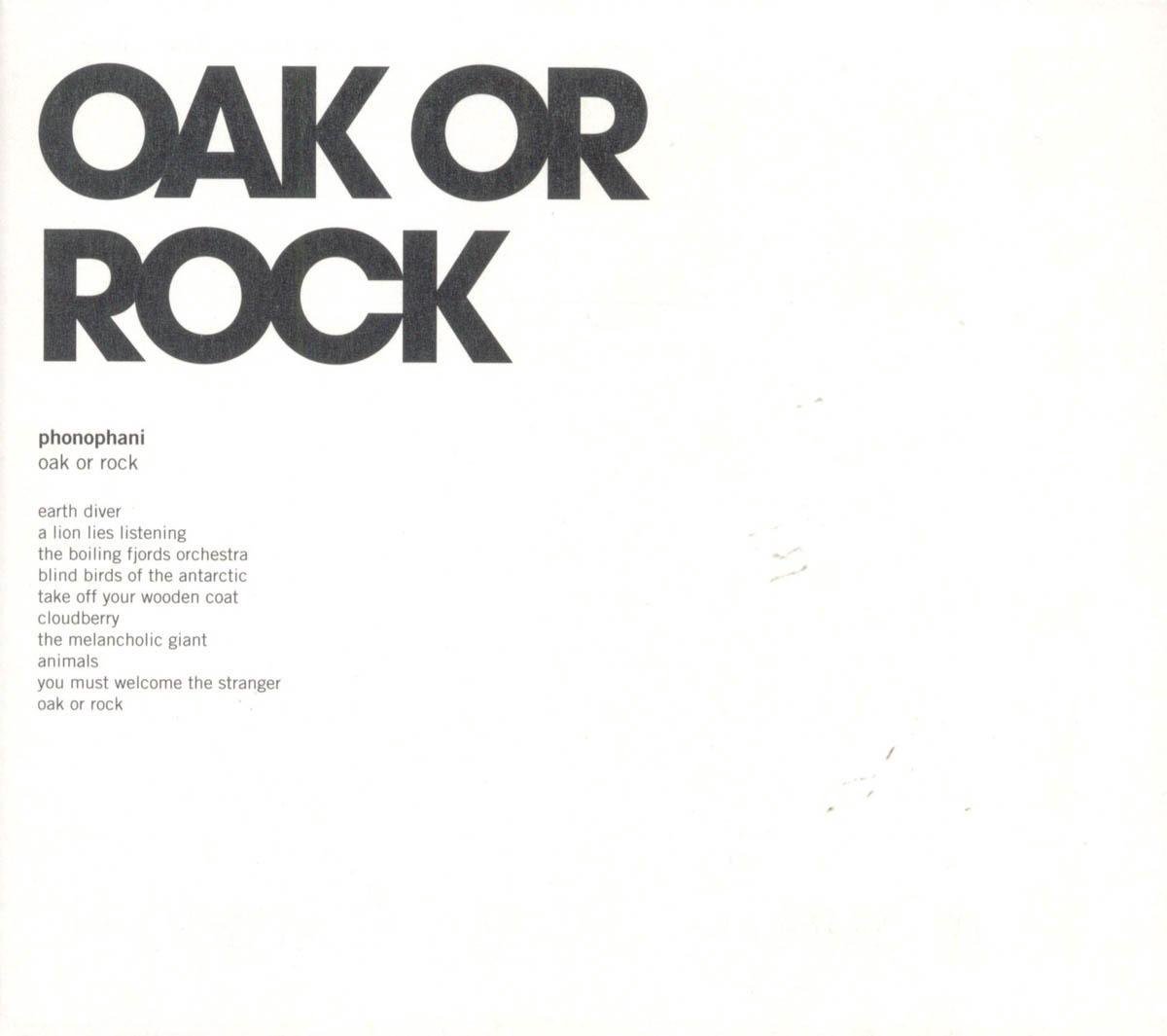 Oak Or Rock