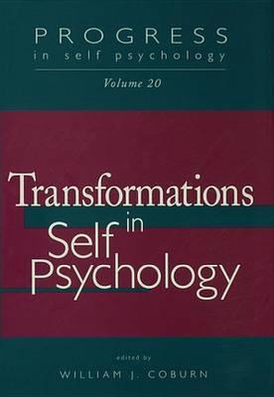 Progress in Self Psychology, V. 20 - cover