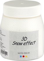 Creotime Sneeuw Pasta 3D - Hobby Decoratie - 250 ml