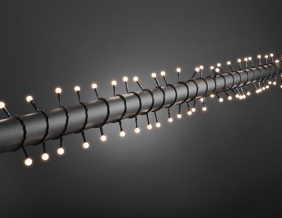 Konstsmide 3691 - Snoerverlichting - 80 lamps cherry LED - 632 cm - 24V - voor buiten - warmwit