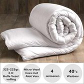 Dekbed - Wellbed Premio - vier seizoenen - lits jumeaux - 4 seizoenen - Aloë Vera - Anti Allergie - 240x220 cm