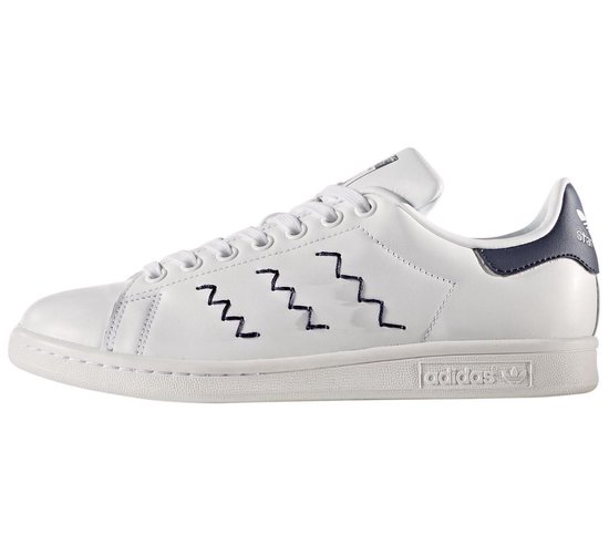 Ondenkbaar diepvries verbanning adidas Stan Smith Sneakers - Maat 40 2/3 - Vrouwen - wit/blauw | bol.com