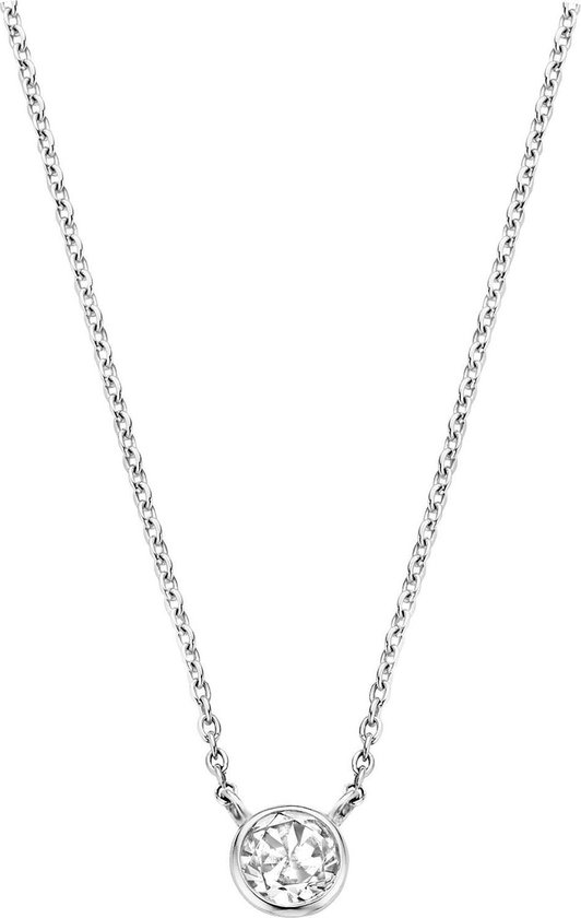 TI SENTO Milano Gift set – Gehodineerd sterling zilver collier (38-42 cm) met bijpassende oorbellen - TI SENTO - Milano