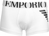 Emporio Armani - Basic Stretch Cotton Eagle Trunk White - S