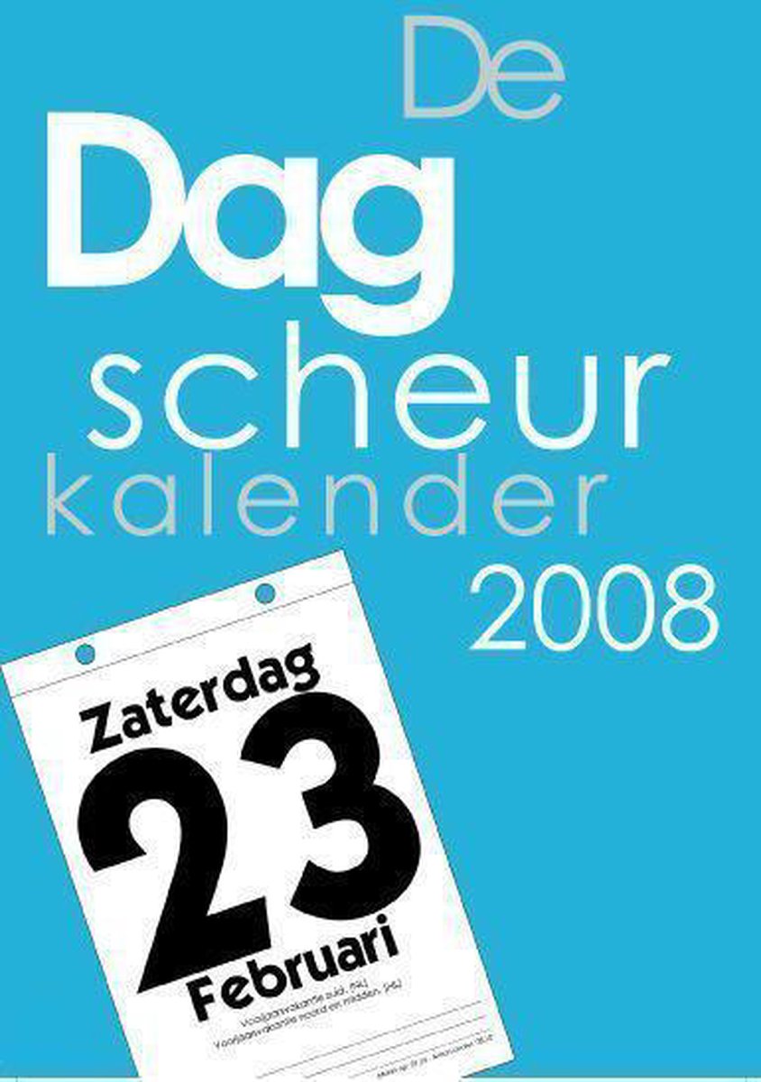 De Dagscheurkalender - grote cijfers (19x13) | bol.com