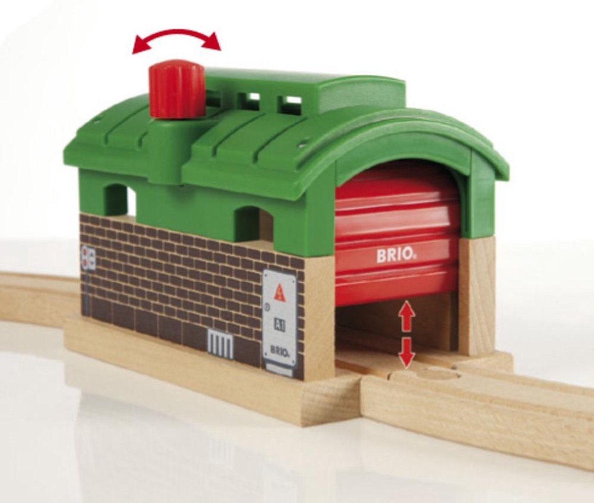 BRIO Treingarage met roldeuren - 33574 - uitbreiding voor BRIO World - vanaf 3 jaar — afbeelding 5