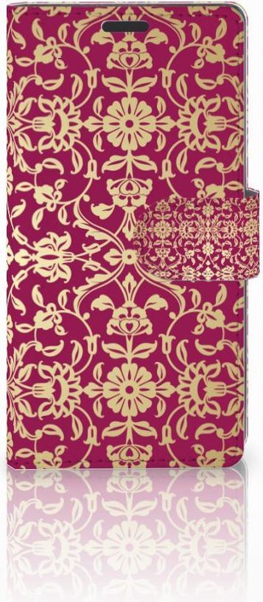 Wallet Case Sony Xperia Z3 Barok Pink