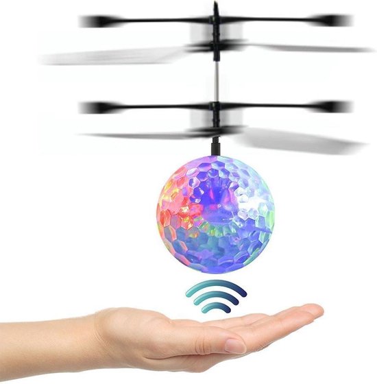 Handbestuurbare vliegende HELI BAL met DISCO LED verlichting - Geweldig  speelgoed! | bol.com