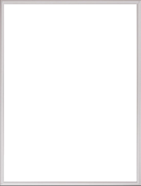 Homedecoration Almelo - Cadre photo - Format photo - 74 x 100 cm - Argent mat