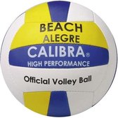 Calibra Beachvolleybal Alegre Wit/geel/blauw Maat 5