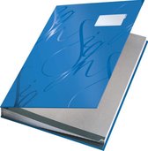 Leitz - Design Vloeiboek - Karton - 18 scheidingsbladen - Blauw