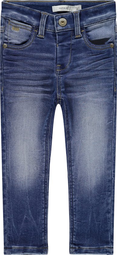 Name it Jongens Silas Broek - Medium Blue Denim - Maat 98 | bol.com