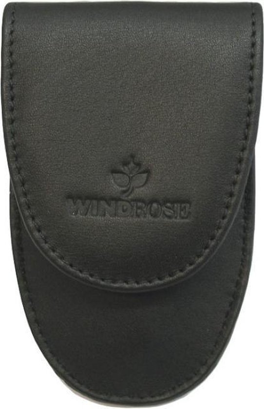 WINDROSE Nappa Manicure-Set 14 Cm Leder – 5-teiliges Nagelpflege-Set Im Reißverschluss-Etui