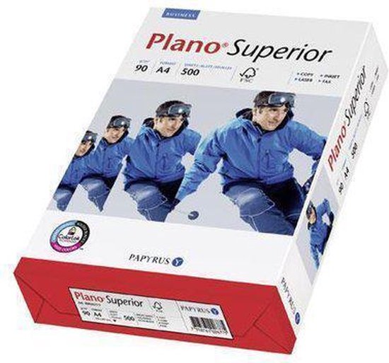 PLANO SUPERIOR fotokopieerpapier Papier Plano A4 80g NEN2728/ds5x500v |  bol.com