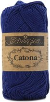 SCHEEPJES CATONA 527 MIDNIGHT. PAK MET 10 BOLLEN a 50 GRAM. INCL. Gratis Digitale vinger haak en brei toerenteller