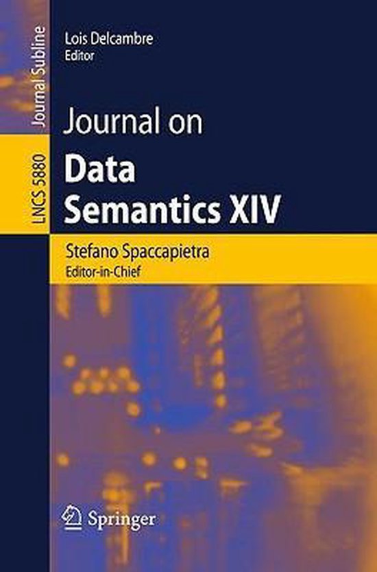 Journal on Data Semantics XIV - cover