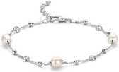 Casa Jewelry Armband Pruts Pearl - Zilver