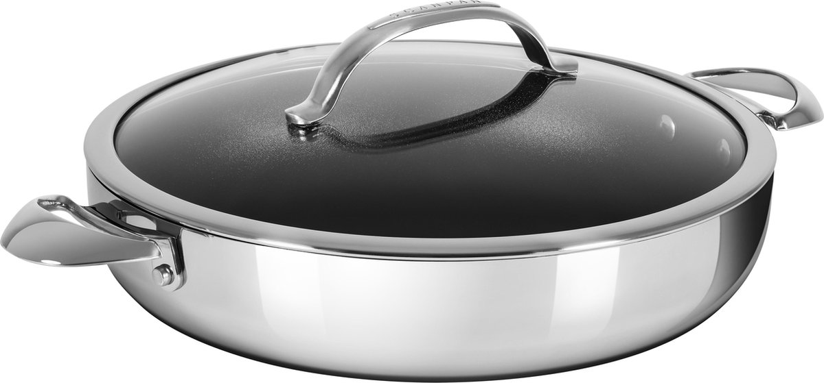 Scanpan HaptIQ sauteerpan met glasdeksel 32 cm