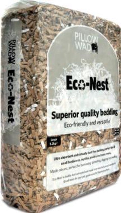 Eco-Nest - Green mile bodembedekking - Karton - Stofvrij - Circa 6,4 kg  (2x3,2 Kilo) | bol.com