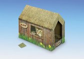 Nobby - Katten - Huis - Karton - met kartonnen krabplank en kattenkruid - 49 X 26 X 36 CM