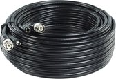 König 20m RG59 câble coaxial BNC, DC Noir