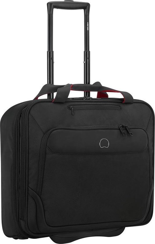 Delsey Parvis Plus Attaché Case / Laptop Trolley - 17,3 "- Zwart | bol