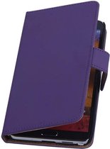 Bookstyle Wallet Case Hoesjes voor Galaxy Note 3 N9000 Paars