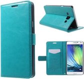 Kds PU Leather Wallet case cover hoesje Samsung Galaxy Core 4G G386F blauw