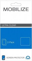 Mobilize Screenprotector voor Samsung Galaxy Note 2 - Clear / Duo Pack