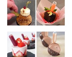Esproducts ® CupCake pipet 4ml | Traktatie met likeur | Champagne | Pipetten | 20 stuks | Exclusieve hapjes