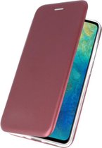 Bestcases Hoesje Slim Folio Telefoonhoesje Huawei Mate 20 - Bordeaux Rood