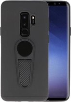 Microfoon series hoesje voor Samsung Galaxy S9 Plus Zwart