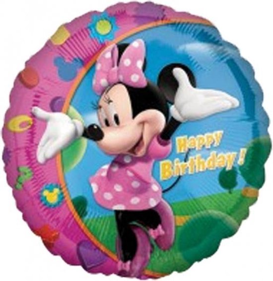 Minnie Mouse folie ballon Happy Birthday