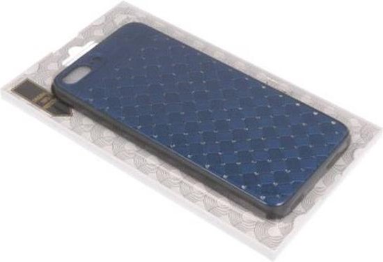 Coque Rigide Blanche Chic pour iPhone 8 - 7 Plus Bleu
