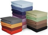 Schlafgut Hoeslaken Frottee Stretch (badstof) - 116-royal 180/200x200/200