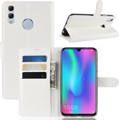 Huawei P Smart 2019 / Honor 10 Lite Hoesje - Book Case - Wit