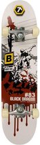 Black Dragon Skateboard - Street Credits - Wit/Rood/Zwart
