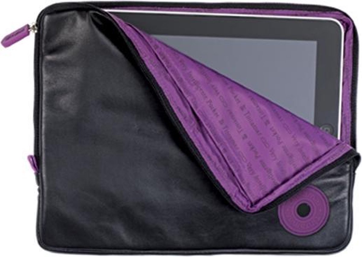 Ipad-tablet hoes black/purple