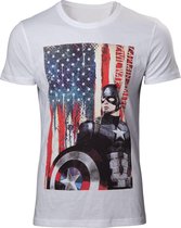 Captain AMerica - Civil war Mens T-shirt - 2XL