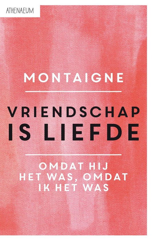 Vriendschap is liefde - cover
