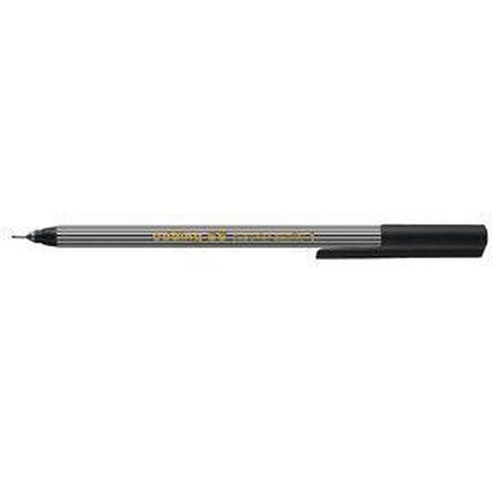 edding 1800 precisiefineliner - zwart - 1 stift - lijnbreedte 0,5 mm - fineliner om precies te schrijven en schetsen - fijne, in metaal gevatte punt - geschikt voor liniaal en sjablonen