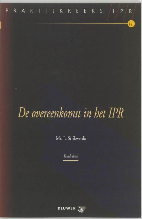 Boek cover De overeenkomst in het IPR van L. Strikwerda (Paperback)