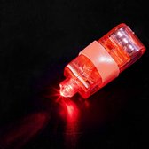 LED ringen, vinger lampjes, disco vingers - rood - 100 stuks