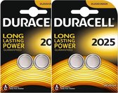 Duracell CR2025 Lithium Batterijen 3V - 2 x 2 blister